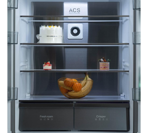 БИРЮСА CD 496 TGG 496л Текстурированное бежевое стекло