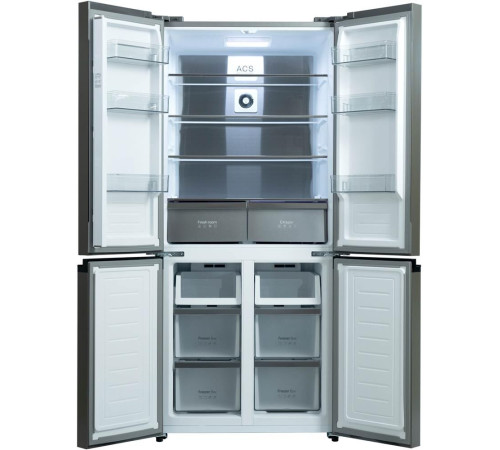 БИРЮСА CD 496 TWG 496л Текстурированное белое стекло