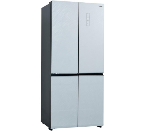 БИРЮСА CD 496 TWG 496л Текстурированное белое стекло