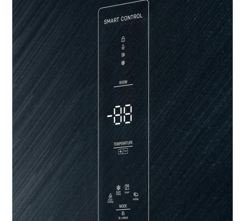 БИРЮСА SBS 541 TBG 541л текстурированное черное стекло