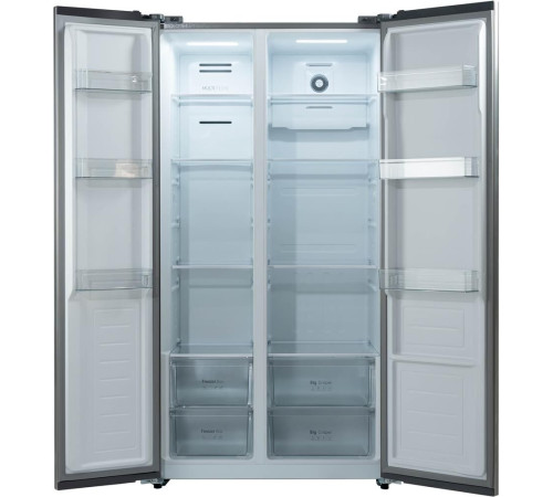 БИРЮСА SBS 541 TGG 541л текстурированное бежевое стекло