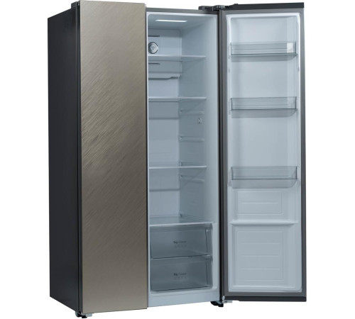 БИРЮСА SBS 541 TGG 541л текстурированное бежевое стекло