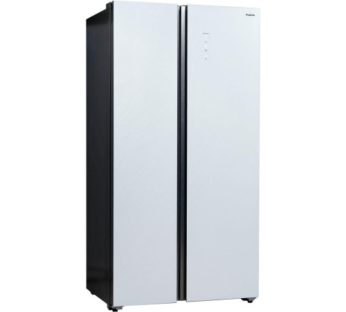 БИРЮСА SBS 541 TWG 541л текстурированное белое стекло