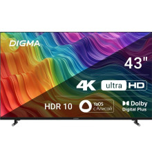 DIGMA DM-LED43UBB33 UHD SMART TV Яндекс
