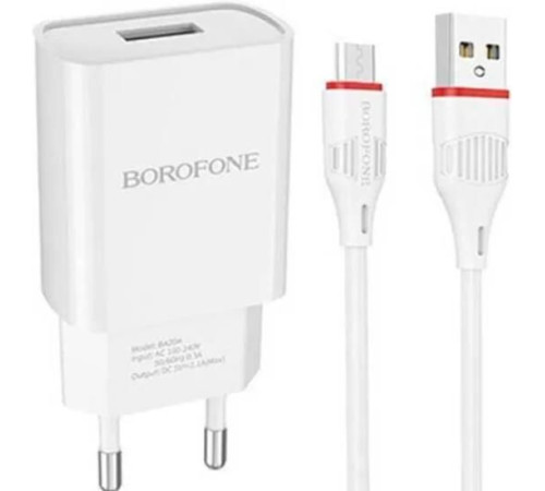 BOROFONE (6931474700735) для micro USB BA20Am White
