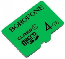 BOROFONE (6931474701206) 4GB Micro-SD Class 6 Red