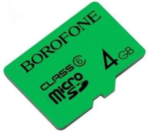 BOROFONE (6931474701206) 4GB Micro-SD Class 6 Red