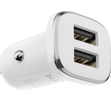 BOROFONE (6931474708649) BZ12 White АЗУ 2USB 2.4A