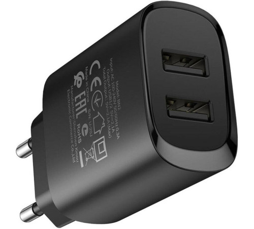 BOROFONE (6931474741219) BN2a Black СЗУ 2USB 2.1A