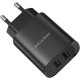 BOROFONE (6931474741219) BN2a Black СЗУ 2USB 2.1A