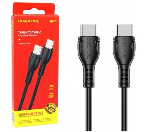 BOROFONE (6931474751669) BX51aa USB 3.0A Type-C 1м черный