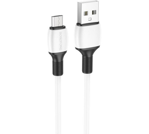 BOROFONE (6974443386790) BX84 USB 2.4A microUSB 1м белый