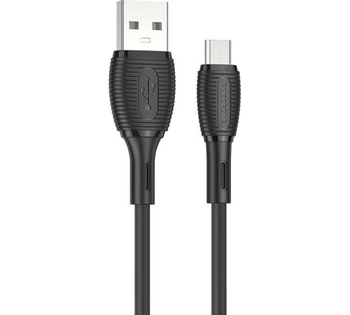 BOROFONE (6974443388800) BX86 USB 2.4A microUSB 1м черный