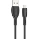 BOROFONE (6974443388800) BX86 USB 2.4A microUSB 1м черный