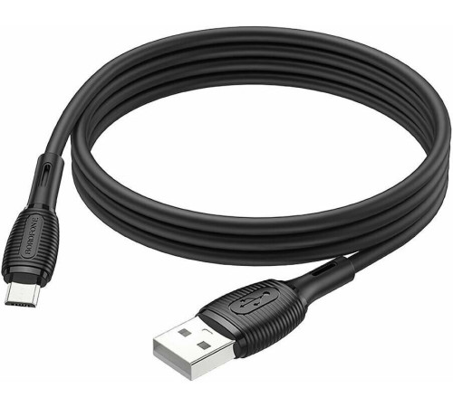 BOROFONE (6974443388800) BX86 USB 2.4A microUSB 1м черный