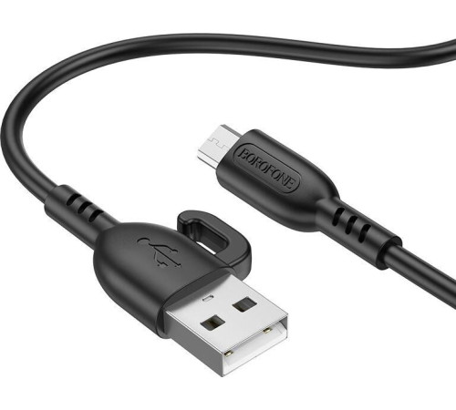 BOROFONE (6974443389906) BX91 USB 2.4A microUSB 1 m черный