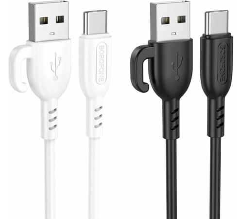 BOROFONE (6974443389913) BX91 USB 2.4A microUSB 1 m белый