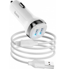 HOCO (6931474739704) Z40 White АЗУ 2USB 2.4A для micro USB