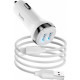 HOCO (6931474739704) Z40 White АЗУ 2USB 2.4A для micro USB