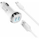 HOCO (6931474739704) Z40 White АЗУ 2USB 2.4A для micro USB
