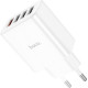 HOCO (6931474777713) C102A White СЗУ 4USB 2.1A QC3.0 быстрая зарядка