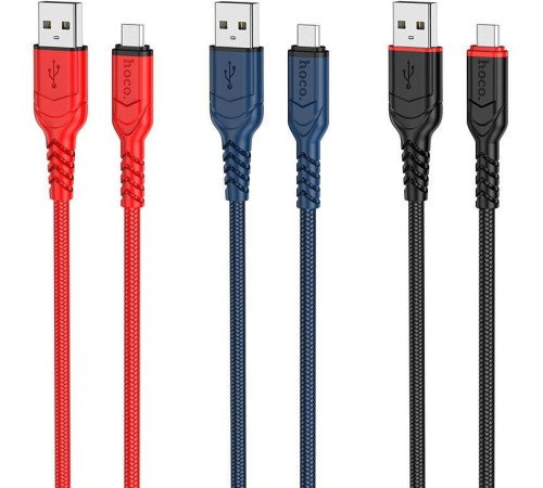 HOCO (6931474794093) X59m USB 2.4A microUSB 2м красный