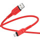 HOCO (6931474794093) X59m USB 2.4A microUSB 2м красный