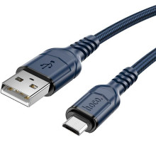 HOCO (6931474794109) X59m USB 2.4A microUSB 2м голубой