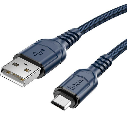 HOCO (6931474794109) X59m USB 2.4A microUSB 2м голубой