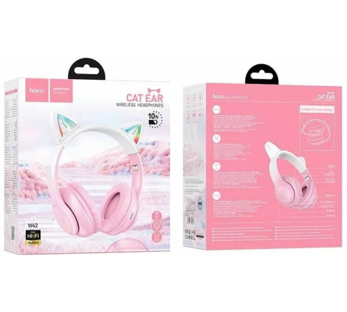 HOCO (6931474795847) W42 Bluetooth 5.3 Pink