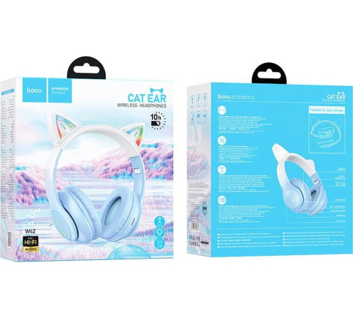 HOCO (6931474795861) W42 Bluetooth 5.3 Blue