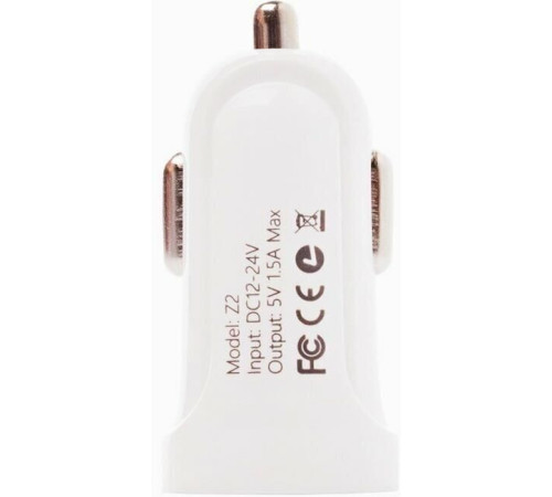 HOCO (6957531067788) Z2 White АЗУ 1USB 1.5A для micro USB