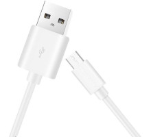 MORE CHOICE (4627151190754) K13mUSB 2.4A microUSB белый 1m