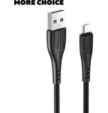 MORE CHOICE (4627151192772) K22m USB 2.0A microUSB черный - 1,0m