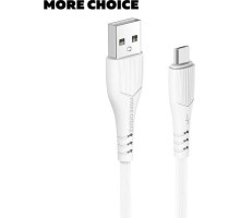 MORE CHOICE (4627151192796) K22mUSB 2.0A microUSB белый - 1,0m