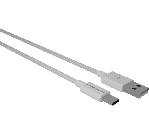 MORE CHOICE (4627151196008) K24a USB 2.1A Type-C белый - 1,0m
