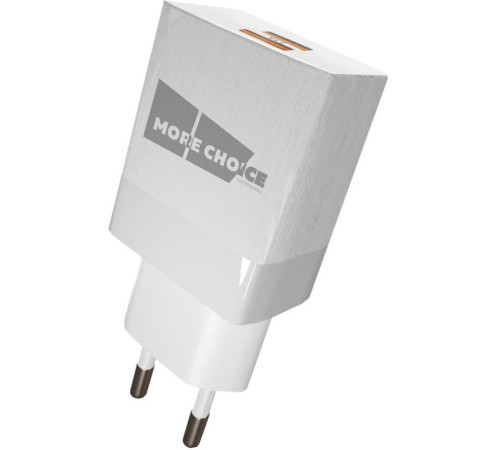 MORE CHOICE (4627151196169) NC24m White 2USB 2.1A