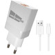 MORE CHOICE (4627151196169) NC24m White 2USB 2.1A