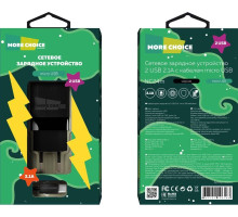 MORE CHOICE (4627151196183) NC24m Black 2USB 2.1A