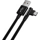 MORE CHOICE (4627151196947) K27m USB 2.1A microUSB черный - 1,0m
