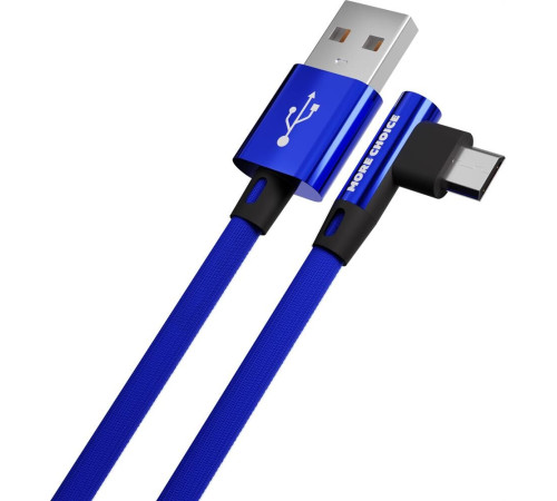 MORE CHOICE (4627151197005) K27m USB 2.1A microUSB голубой - 1,0m