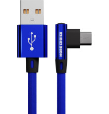 MORE CHOICE (4627151197005) K27m USB 2.1A microUSB голубой - 1,0m