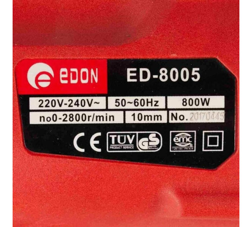 EDON ED-8005 черный/красный 14186