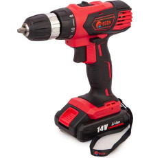 Дрель-шуруповёрт EDON AD-14C черный/красный 14790 14В, 2аккум