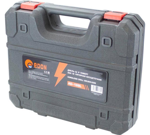 EDON AD-18BL черный/желтый 24893 18В, 2аккум., бесщеточный