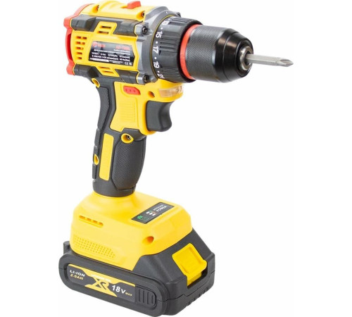 EDON AD-18BL черный/желтый 24893 18В, 2аккум., бесщеточный