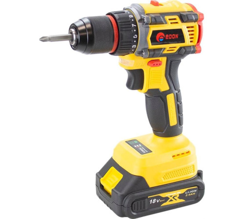 EDON AD-18BL черный/желтый 24893 18В, 2аккум., бесщеточный