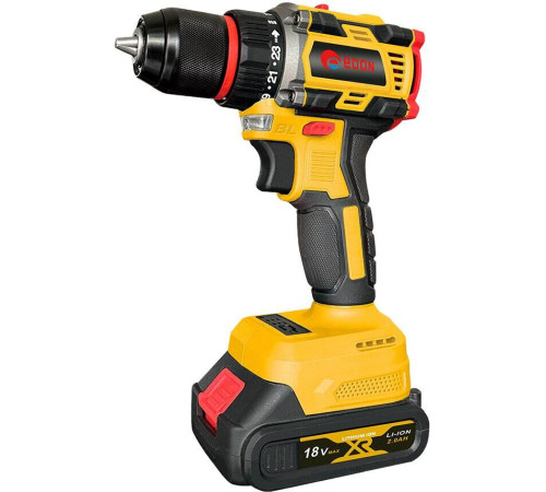 EDON AD-18BL черный/желтый 24893 18В, 2аккум., бесщеточный