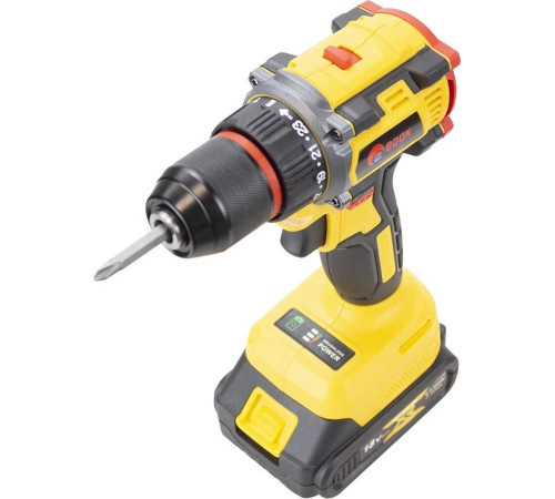 EDON AD-18BL черный/желтый 24893 18В, 2аккум., бесщеточный