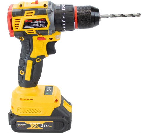 EDON AD-21PBL черный/желтый 24895 21В, 2аккум., бесщеточный